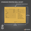 Printed Vehicle Deal Jackets (9" x 12") (Measurement Card) (100 per pack)