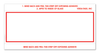 Stock Number Mini Signs (6" x 3") (White with Red) (Form #610) (250 per box) 