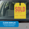 Jumbo Mirror Hang Tags (SOLD / HOLD) (Yellow) (Form # 280-SH) (50 per pack)
