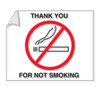 No Smoking Reminder - Static Cling (Form #NSSC) (100 per pack) 