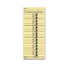 Standard Time Clock Cards (Form #TC-1) (3-1/2" x 8-1/2") (Black) (250 per pack) (860)
