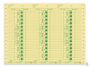 Time Clock Cards (Continuous Computer System) (Form #AA-292-VI) (300 cards) (100 sheets per pack)