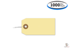 TWW-3 Blank Manila Tags with Wire Inserted (1,000 per box)