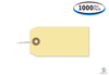 TWW-4 Blank Manila Tags with Wire Inserted (1,000 per box)