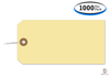 TWW-8 Blank Manila Tags with Wire Inserted (1,000 per box)