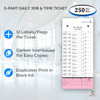 Daily Time and Job Ticket (3-part) (Form #JT-12-PSG / DSA-126 A/B) - Aspects