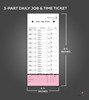 Daily Job and Time Ticket (3-part) (Form #JT-10-PSG) - Measurement