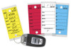 Donkey Key Tags  (Self-Laminated Protection) (250 Per Box with Metal Rings)