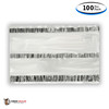 License Plate Temporary Tag Plastic Bags with Adhesive (100 Per Pack)