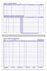 Daily Service Record Book For Service Appointments (50 sheets)