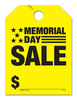Memorial Day Sale - Fluorescent Jumbo Mirror Hang Tags - 5 Color Options (50 per pack) (Yellow)