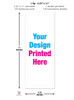 Custom Printed Interior Addendum Window Stickers - 1 Up - 4.25" x 11"