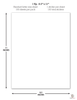  Outdoor Blank White Addendum - Exterior Car Window Stickers - 1 Up - 8.5" x 11" (standard letter size sheet, 1 sticker per sheet, 100 total stickers)