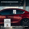 Display Information On Outdoor Window Sticker for Car - Car Dealership Supplies