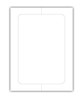 Kleer-Bak Blank Window Stickers - Stock Stickers - 3" x 4" (100 per pack)