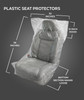 Disposable Plastic Seat Protectors - Chair Covers (30 per pack) - Measurements