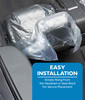 Disposable Plastic Seat Protectors - Chair Covers (30 per pack) - Easy Installation