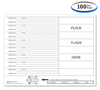 Hard Copy Repair Order Backers - 8.5" x 11" Paper Forms (100 Per Pack)