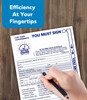 After Hours Service Envelopes - Night Drop Off Forms - One Customer Signature Line - Efficiency At Your Fingertips