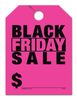 Black Friday Sale - Car Mirror Hang Tags - Fluorescent Pink (50 per pack)