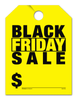 Black Friday Sale - Car Mirror Hang Tags - Fluorescent Yellow (50 per pack)