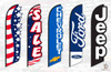 3D Swooper Banner Flags - Slogans and Manufacturer Brands