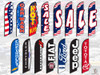 3D Swooper Banner Flags - Slogans and Manufacturer Brands