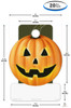 Precision Cut Hang Tags - Die Cut Orange Pumpkin Face Signs (20 per pack)