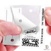 Multi-Use Tags - White Key Tags Peel Off And Seal (250 per box)