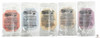 Wonder Wafers - Top 5 Scents Sample Pack of Air Fresheners (15 Pack) (Back of Packs)