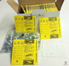 Genuine Versa-Tag® Key Tags with Key Rings (Yellow) (250 Per Box)