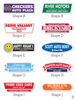 Auto Decals - Custom Dealer Vehicle Stickers - Shape Styles