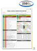 Generic Visual Vehicle Inspection Report  - 2-Part Carbonless (250 Per Pack)