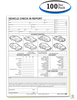 Vehicle Check In Report - 2-Part Form (100 Per Pack)