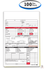 Tow Register - 2-Part Towing Services Form (100 Per Pack)