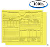 Printed Ultra Heavy Duty Body Shop Jackets (100 Per Box) - Yellow