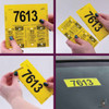 Consecutive Key Tags & Stock Stickers (125 Per Box)