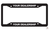 Custom Car Dealership License Plate Frames (250 Per Box)