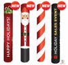 Bollard Pole Covers - Parking Lot Post Designs - Happy Holidays