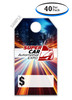 Mini Custom Printed Hang Tags - Full Color (40 Per Pack) - 5"x 9" Sample