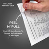 Exterior Buyers Guide - Massachusetts - Lemon Law Return Rights Window Stickers (100 Pack) - Peel N' Seal