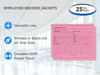Employee Personnel Record Folders (25 Per Pack) - Bullet Points