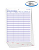 6-Part Service Appointment Forms - Weekly Route Sheets (50 Per Pack)
