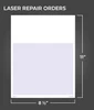 Portrait Laser Repair Orders (8-1/2″ x 11″) (250 Per Pack)