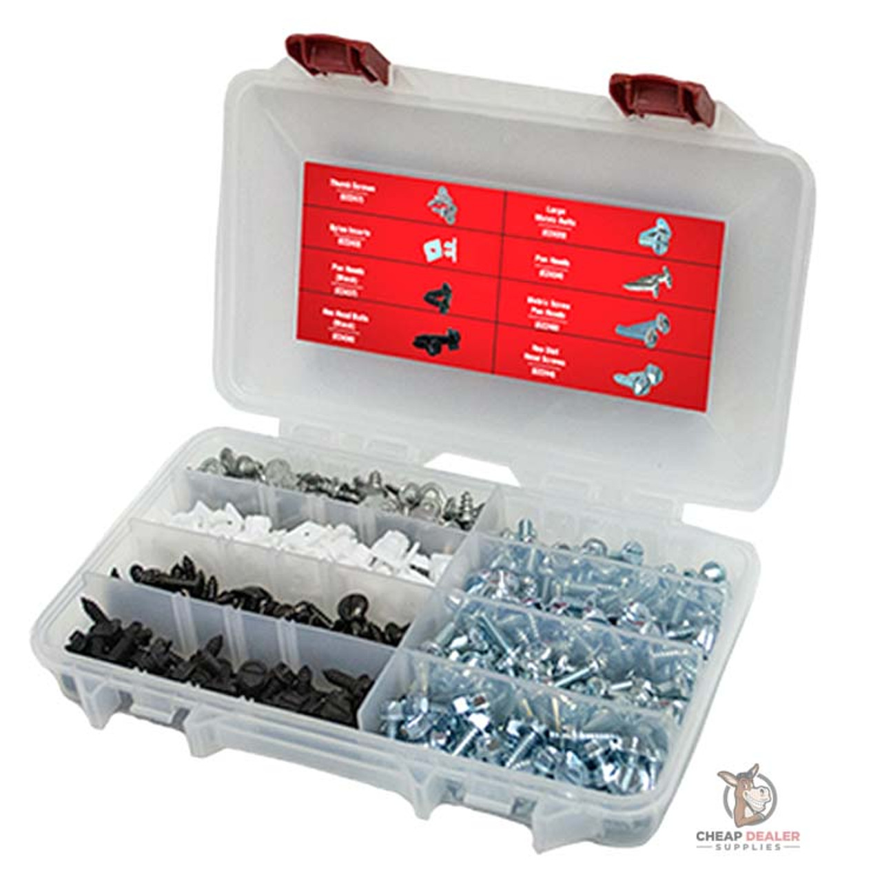 License Plate Hardware Kit Universal Screw Set