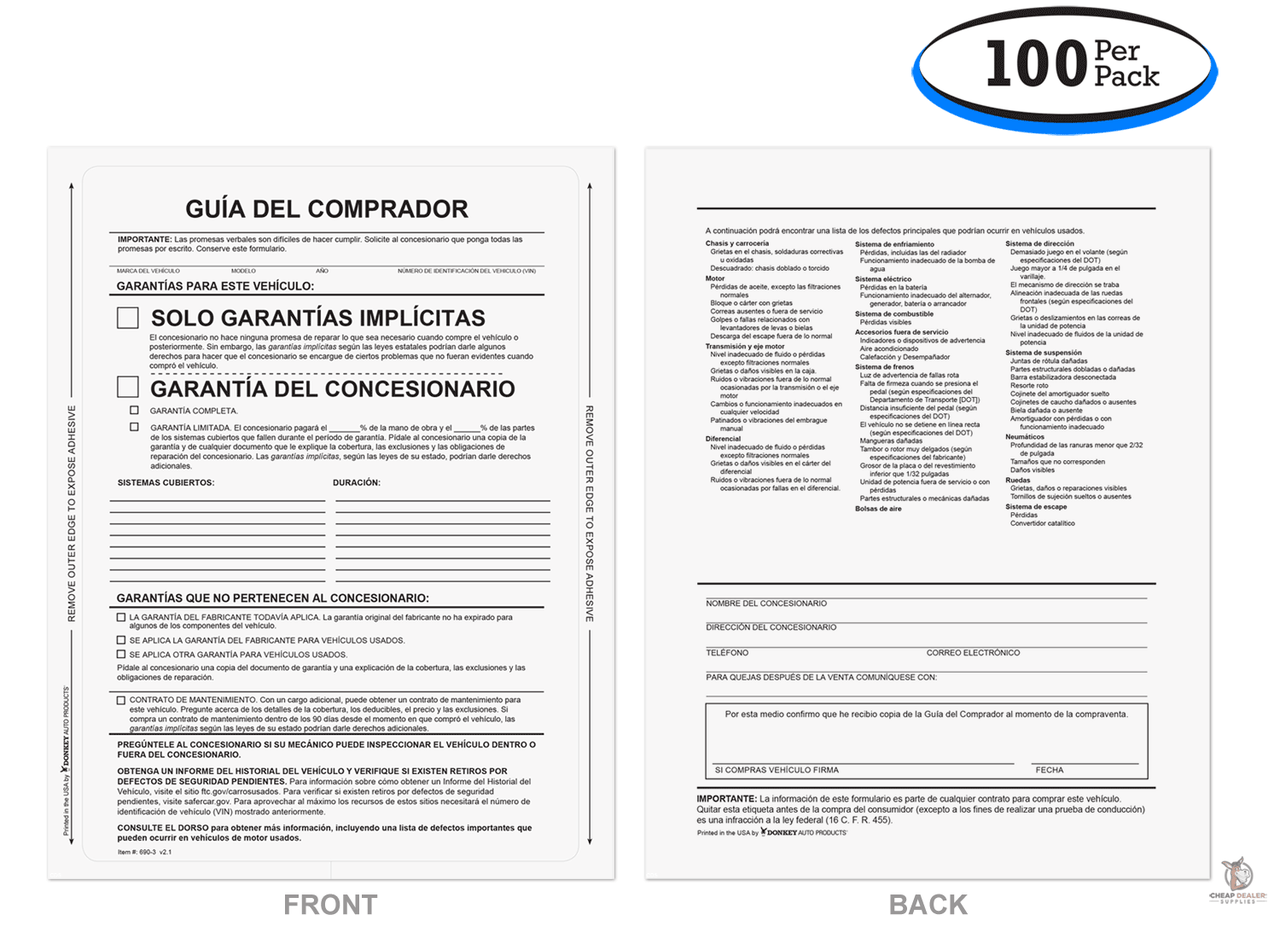 SelfAdhesive Spanish Buyers Guide Guía Del Comprador