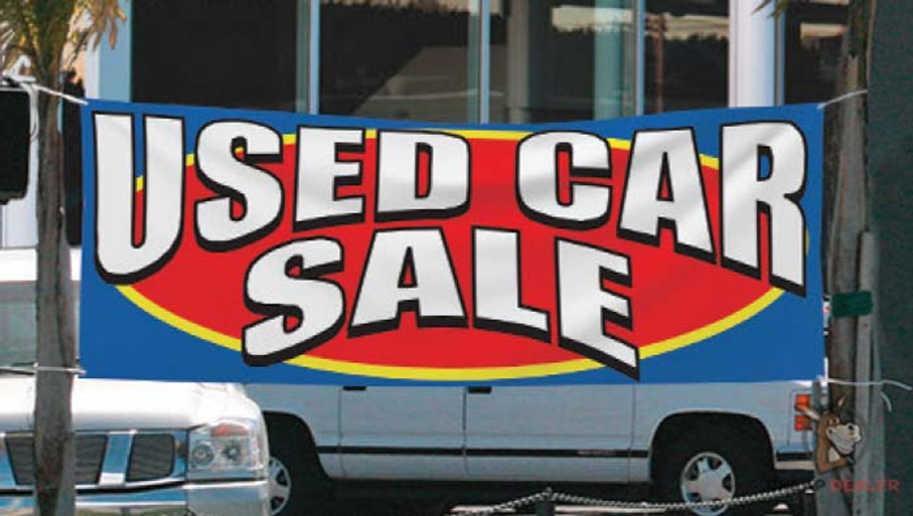 Giant Fabric Banners Car Dealer Sales Lot Signs