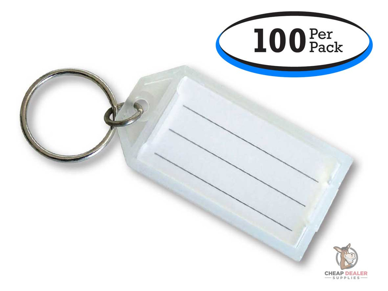 Clear Plastic Key Tags  Car Rental, Dealers & Auto Shops