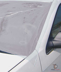 Clear Self-Adhesive Vehicle Windshield Collision Wrap (Crash Wrap Roll)