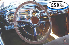 Extra Large Steering Wheel Covers - Double Elastic Bands (250 Per Pack)